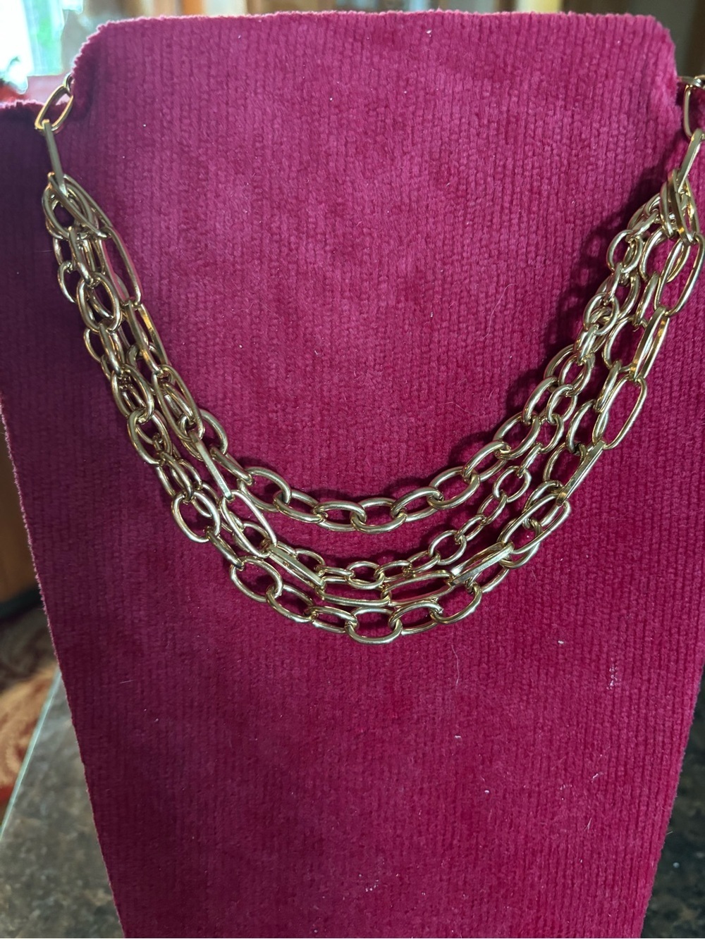 Chic Gold-Tone Layered Necklace